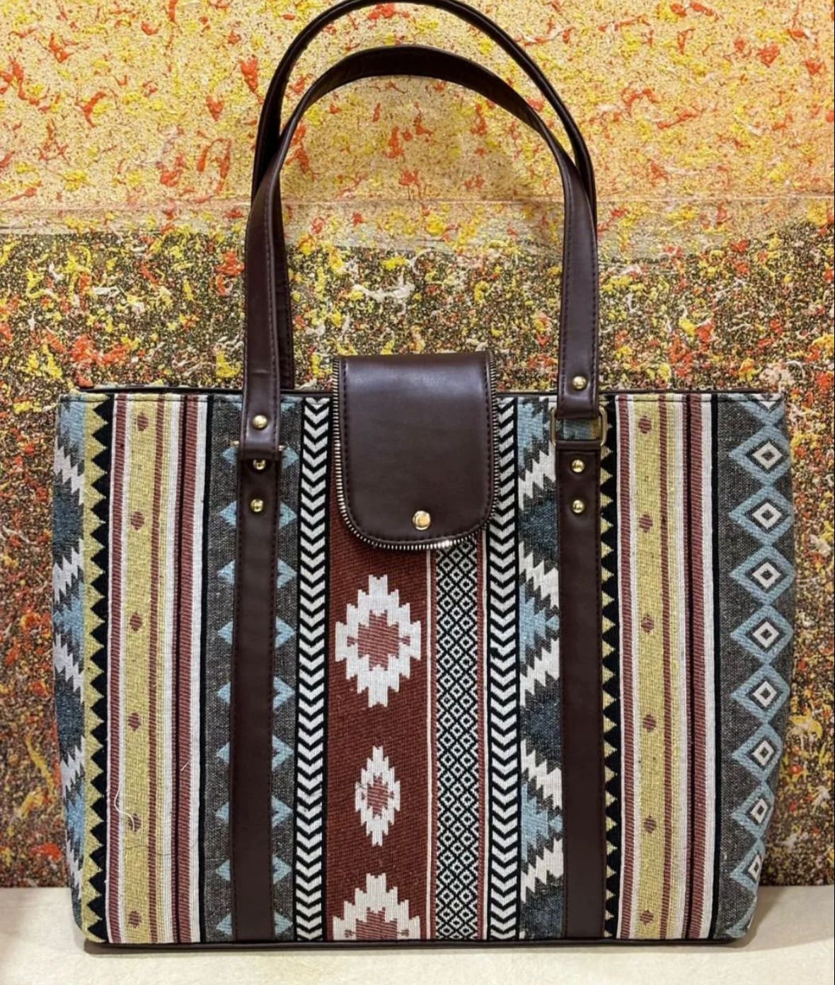 Tote Double Partition Laptop Handbag