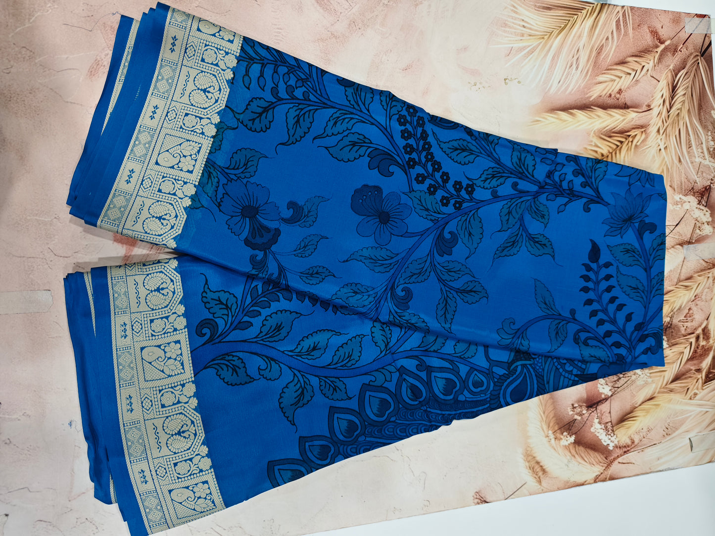 Pure Crepe Mysore Silk Saree - Silk Mark Certified