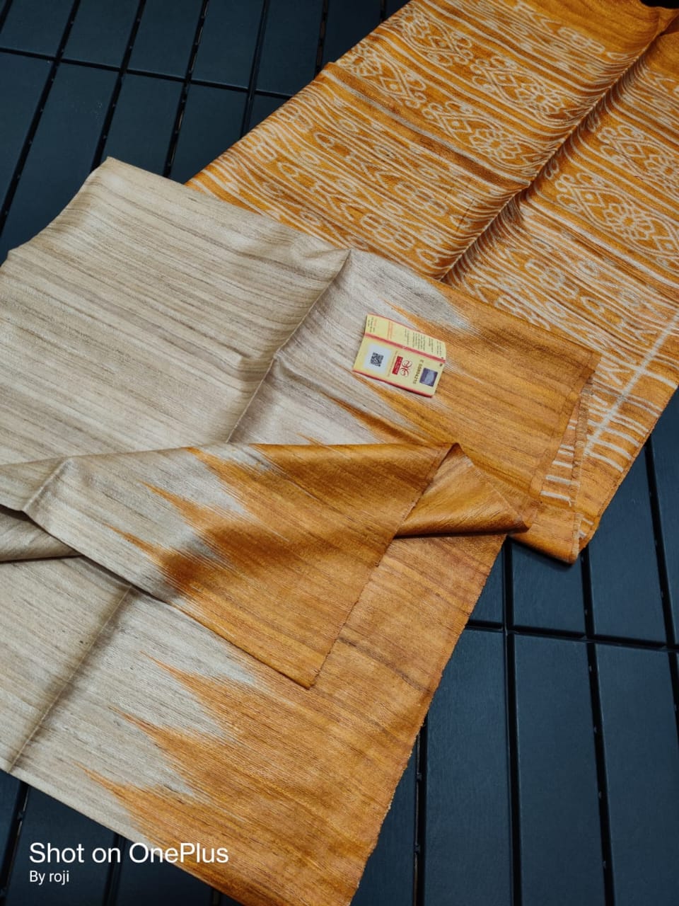 Heritage Elegance: Handwoven Desi Tussar Ghicha Sarees