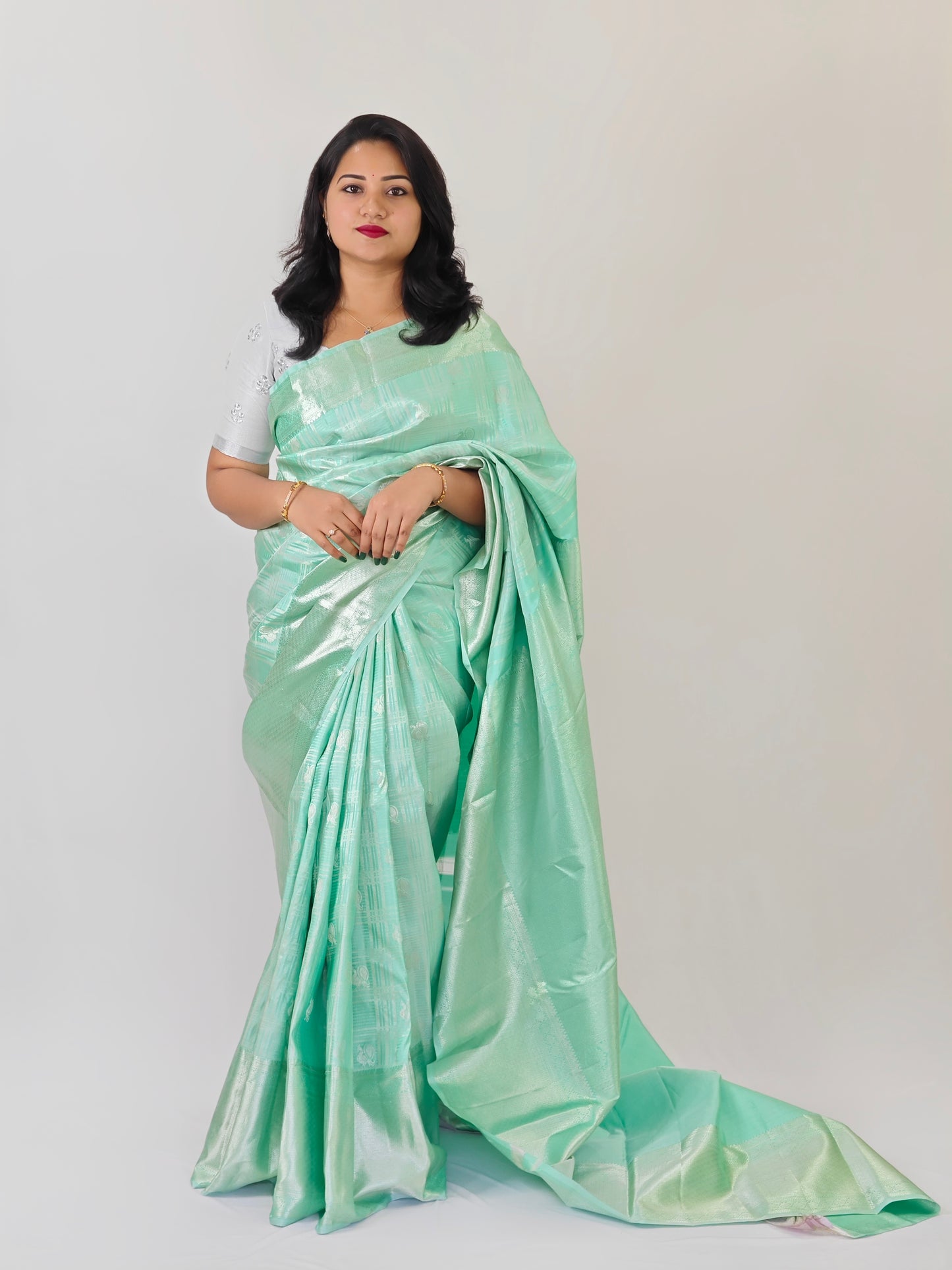 100% Pure Silk Handloom Sarees with Silver Zari - Lightweight Elegance at Direct Weaver Prices