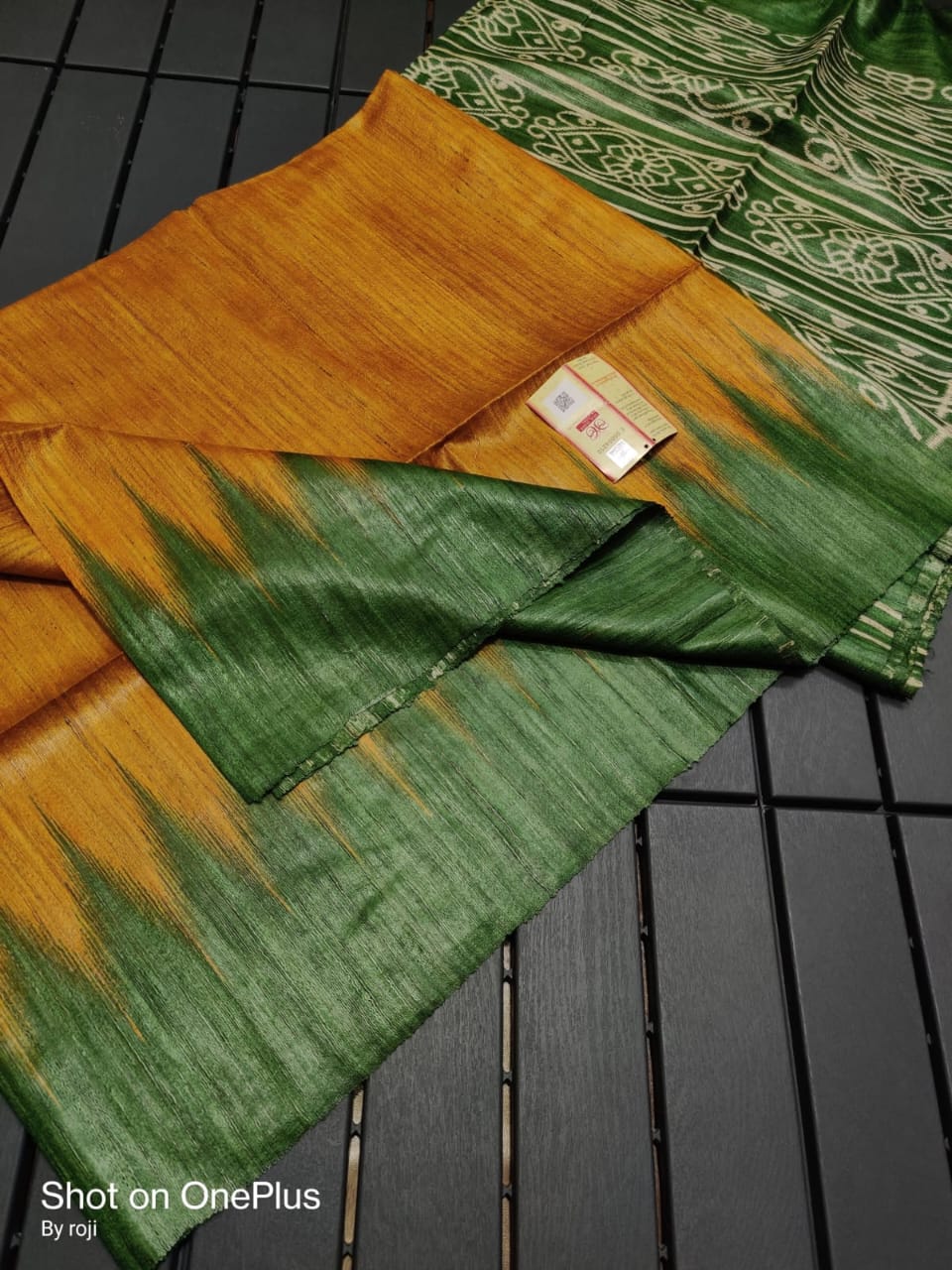 Heritage Elegance: Handwoven Desi Tussar Ghicha Sarees