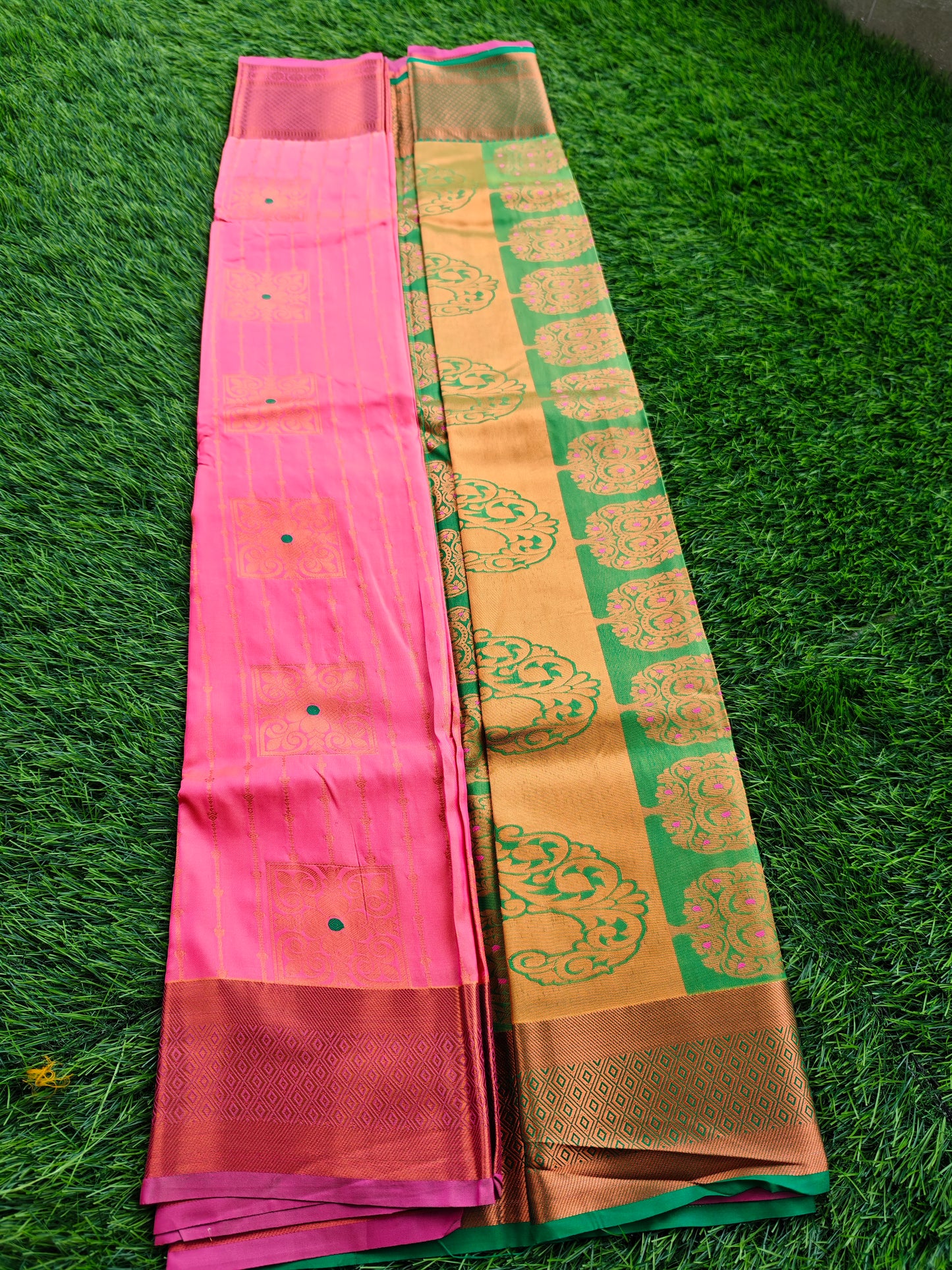 Regal Revarie Dharmavaram Style Meena Soft Silk Sarees