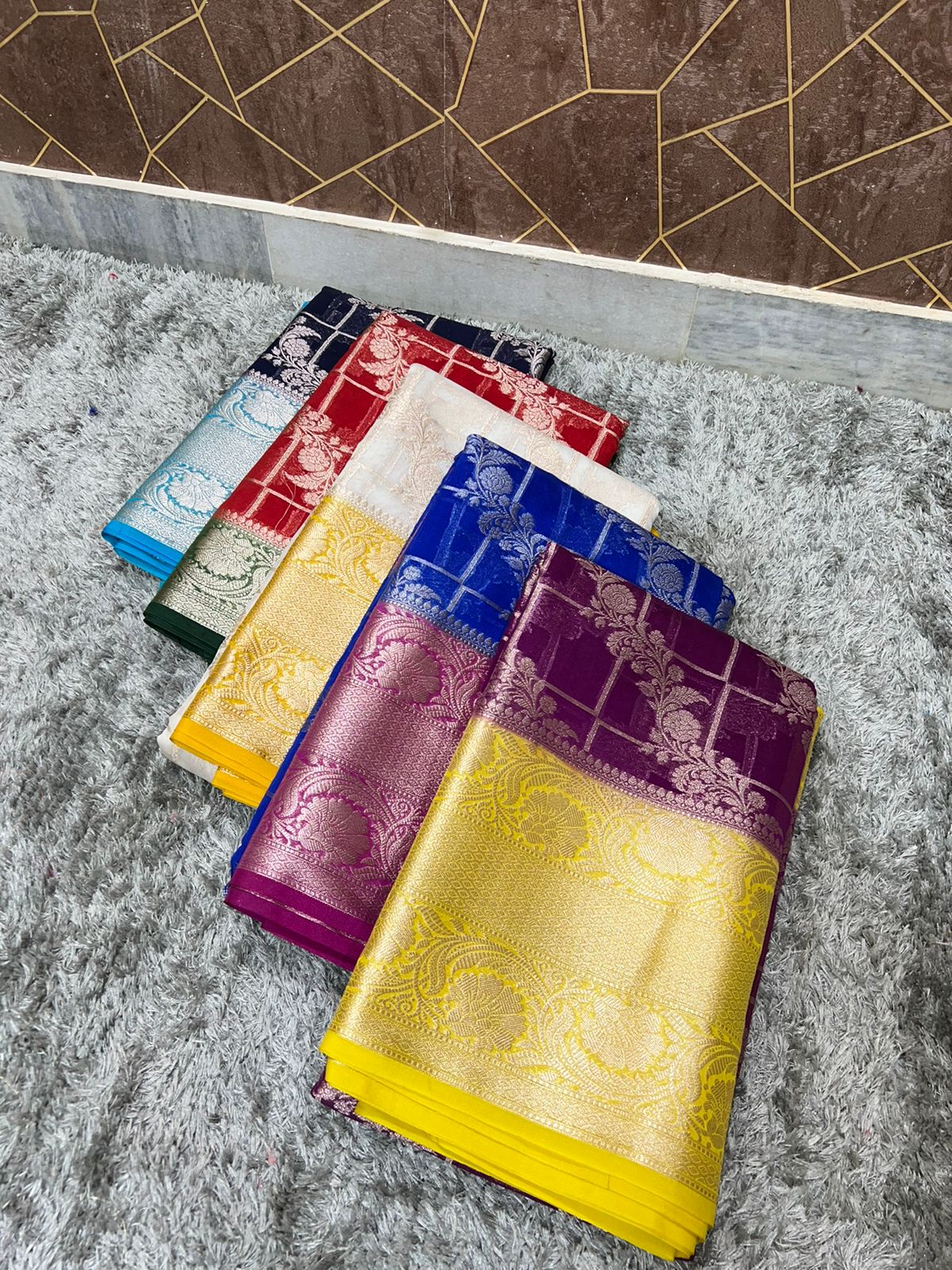 Banarasi Semi Georgette Silk Sarees