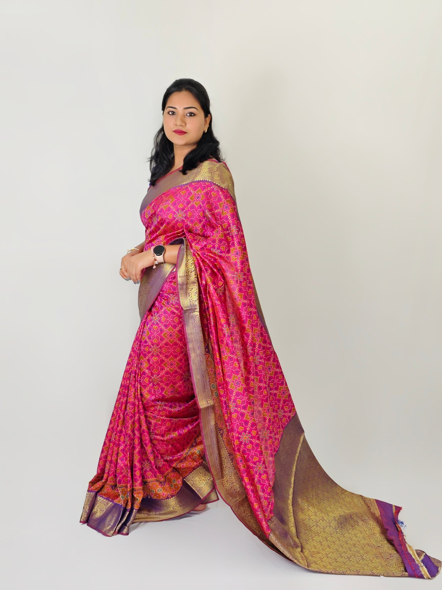 Aurora Ikkat Pochampalli Cotton Silk Sarees