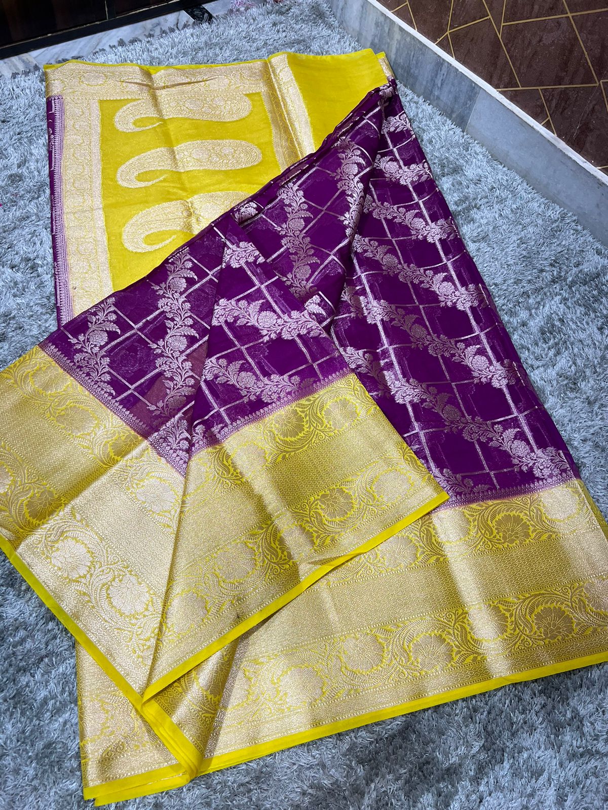 Banarasi Semi Georgette Silk Sarees