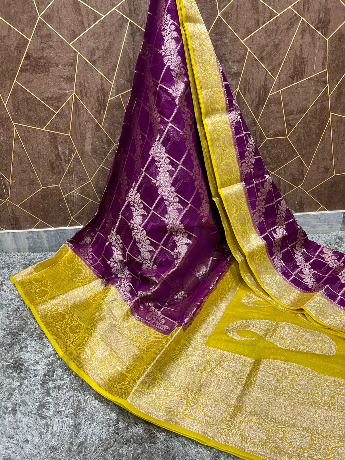 Banarasi Semi Georgette Silk Sarees