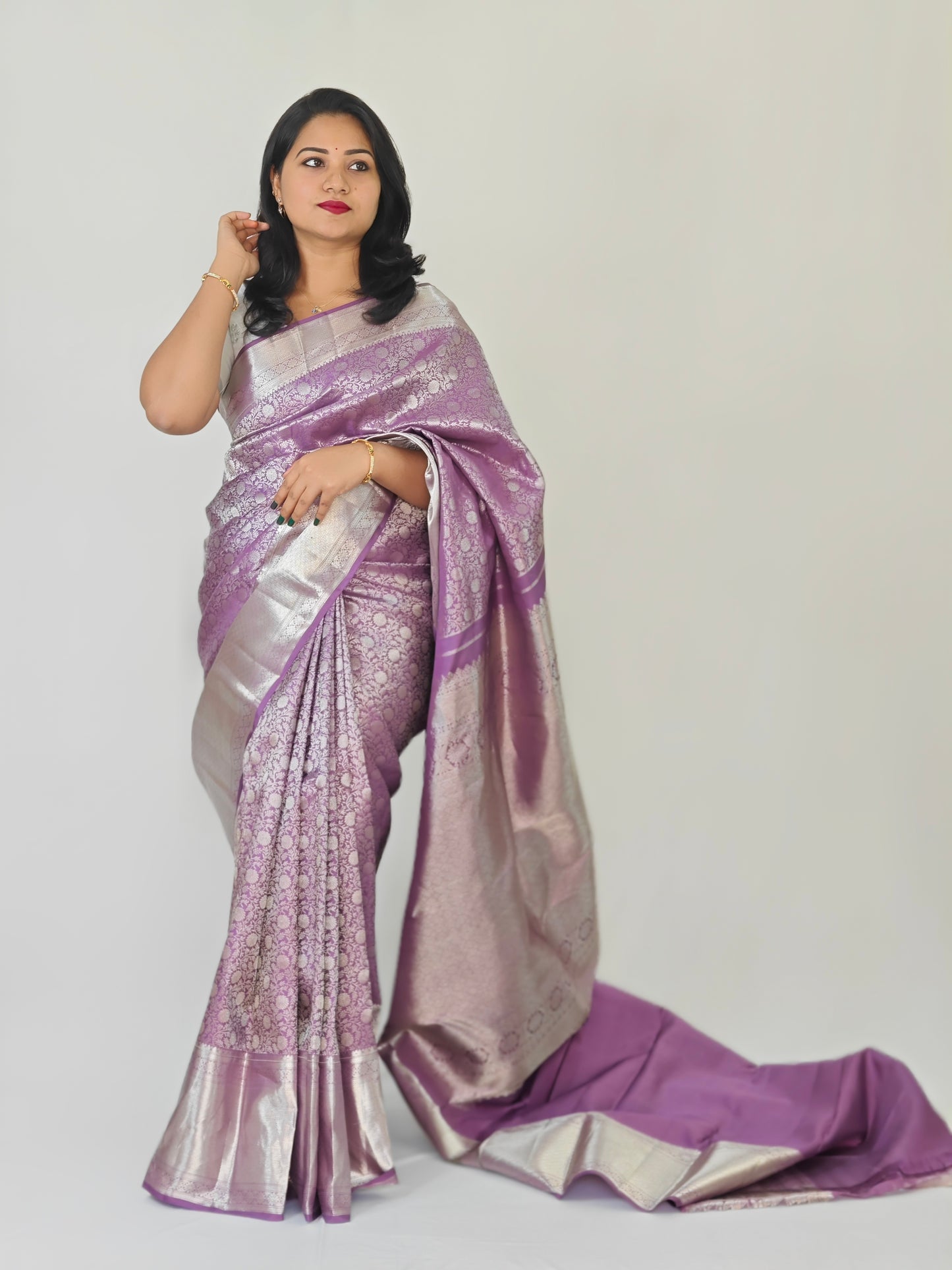 100% Pure Silk Handloom Sarees with Silver Zari - Lightweight Elegance at Direct Weaver Prices