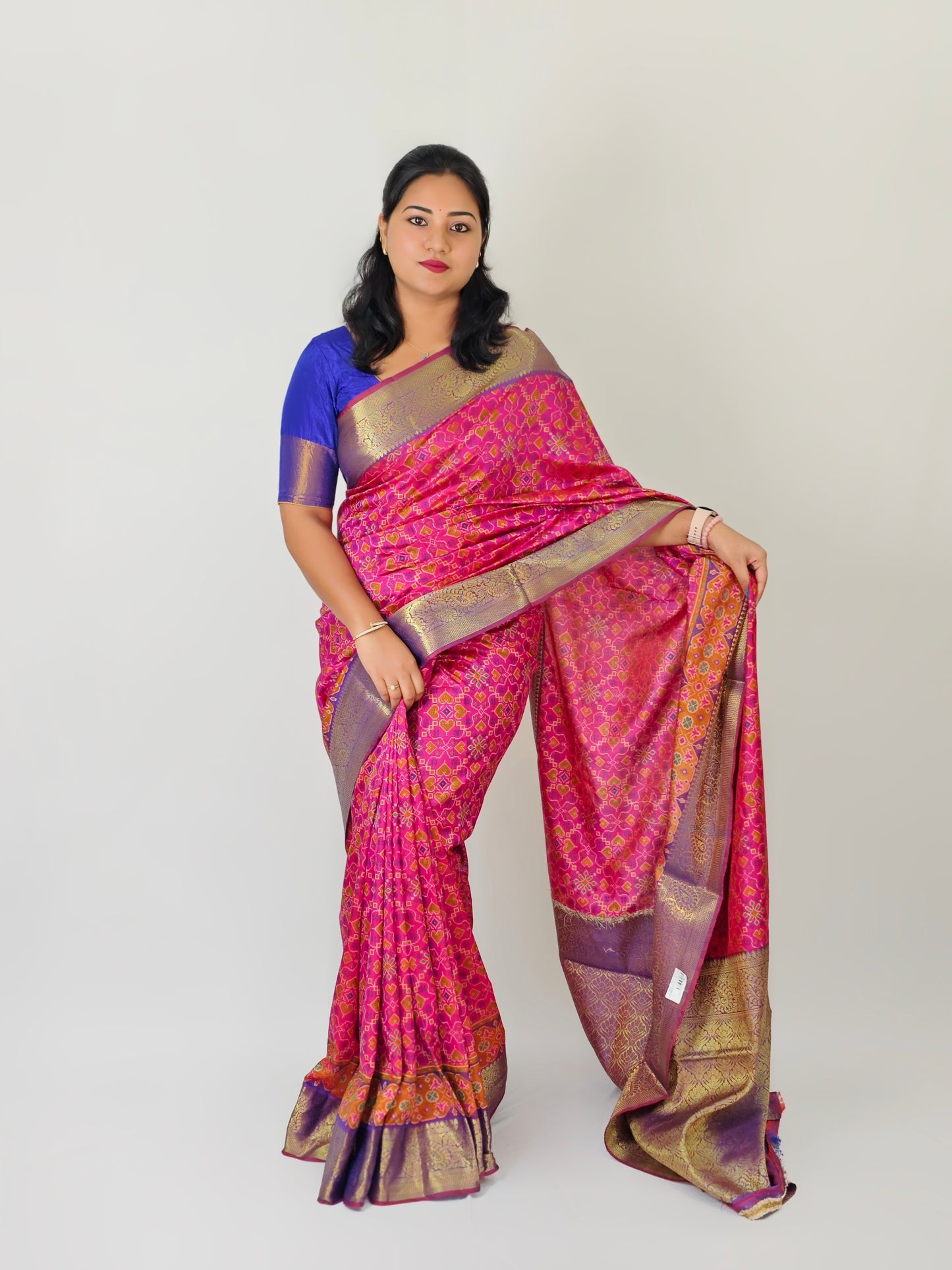 Aurora Ikkat Pochampalli Cotton Silk Sarees
