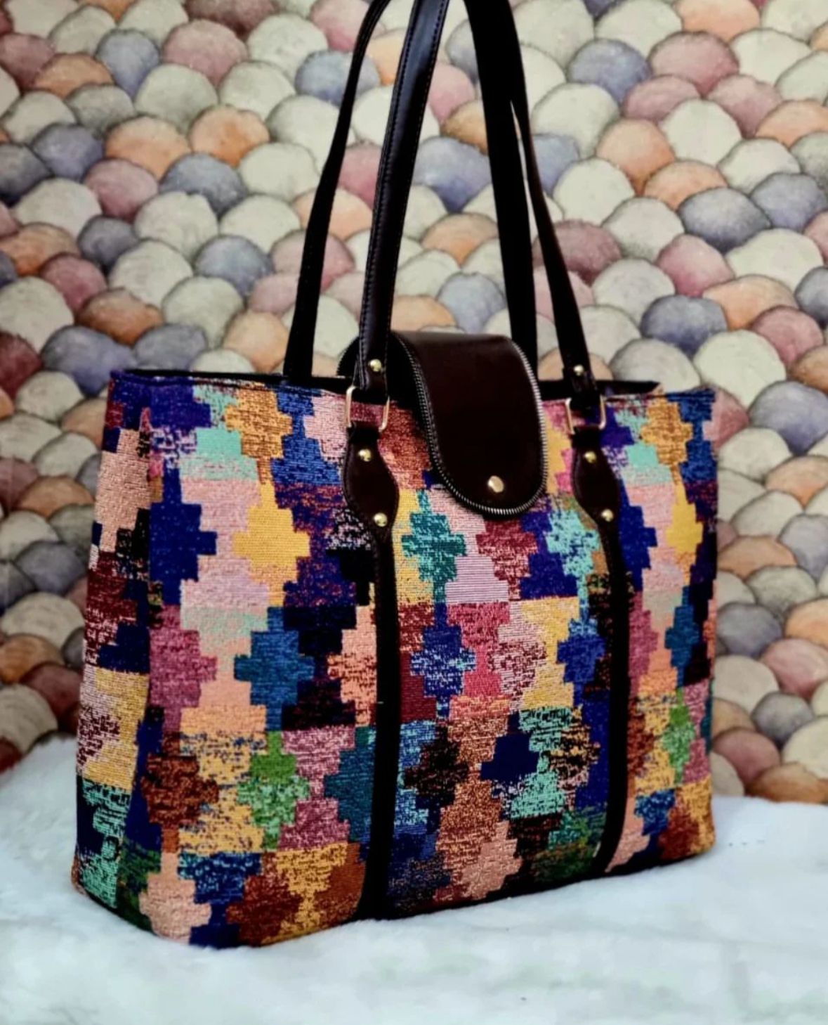 Tote Double Partition Laptop Handbag