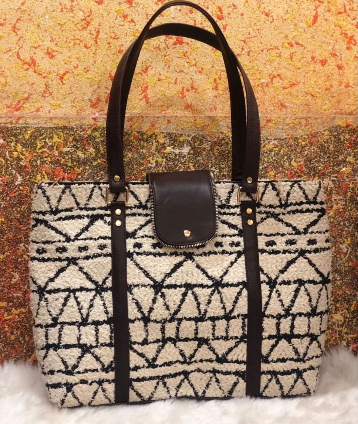 Tote Double Partition Laptop Handbag