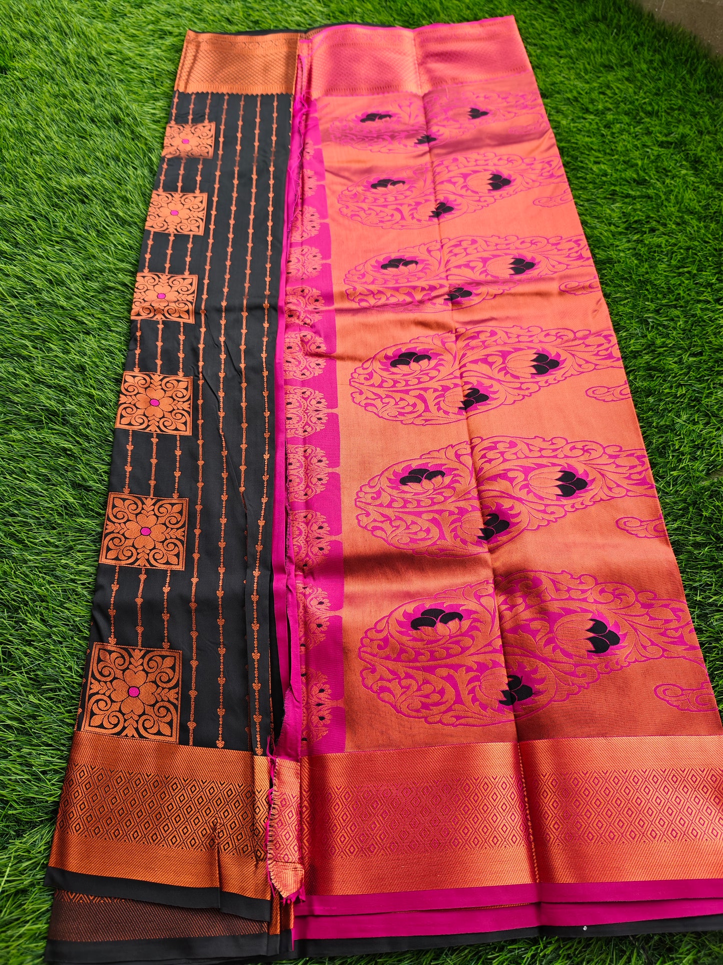 Regal Revarie Dharmavaram Style Meena Soft Silk Sarees