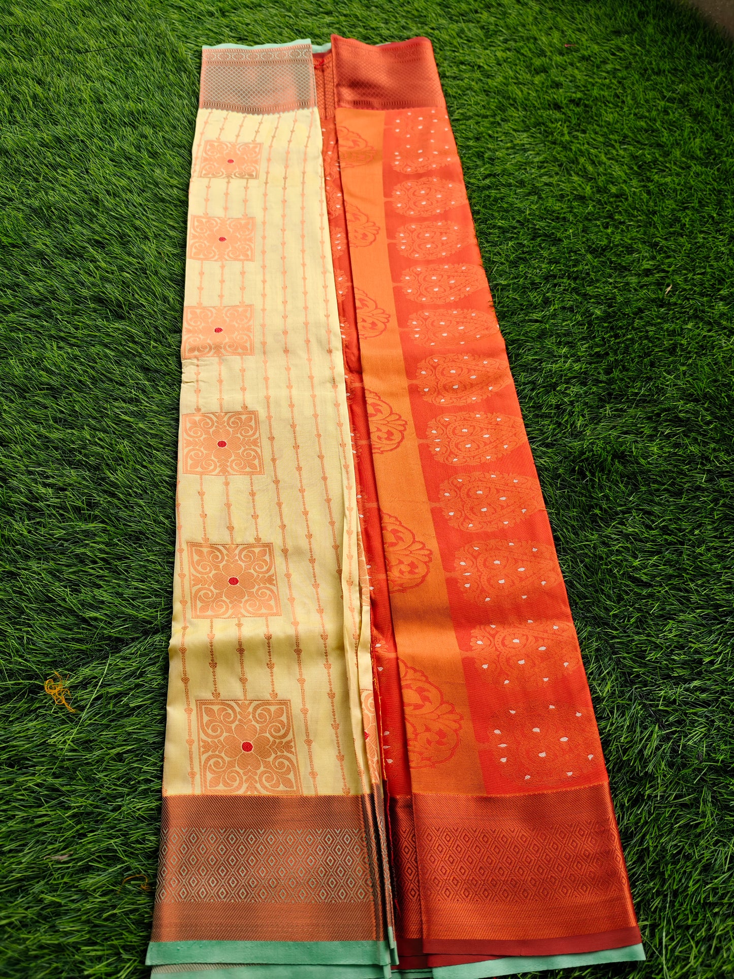 Regal Revarie Dharmavaram Style Meena Soft Silk Sarees