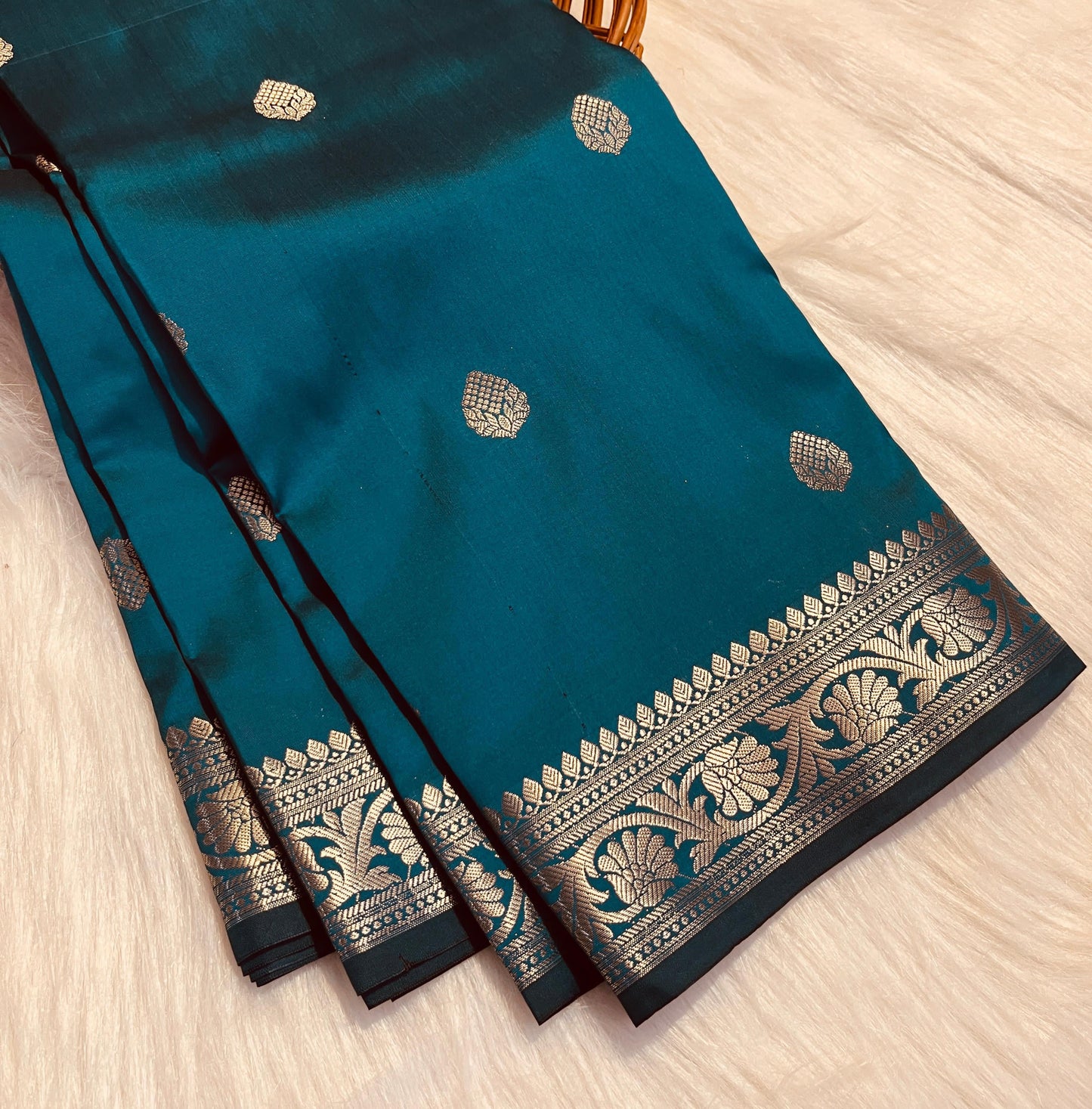Silky Banarasi Semi Katan Soft Silk Saree