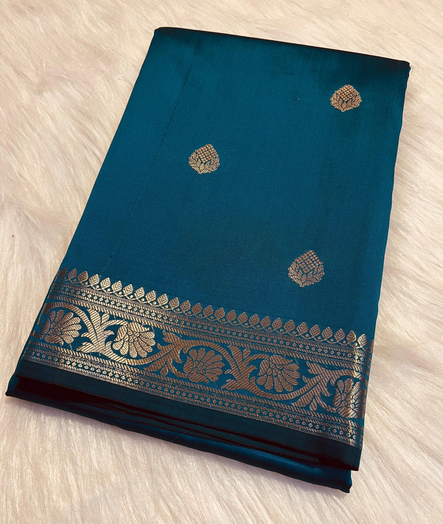 Silky Banarasi Semi Katan Soft Silk Saree
