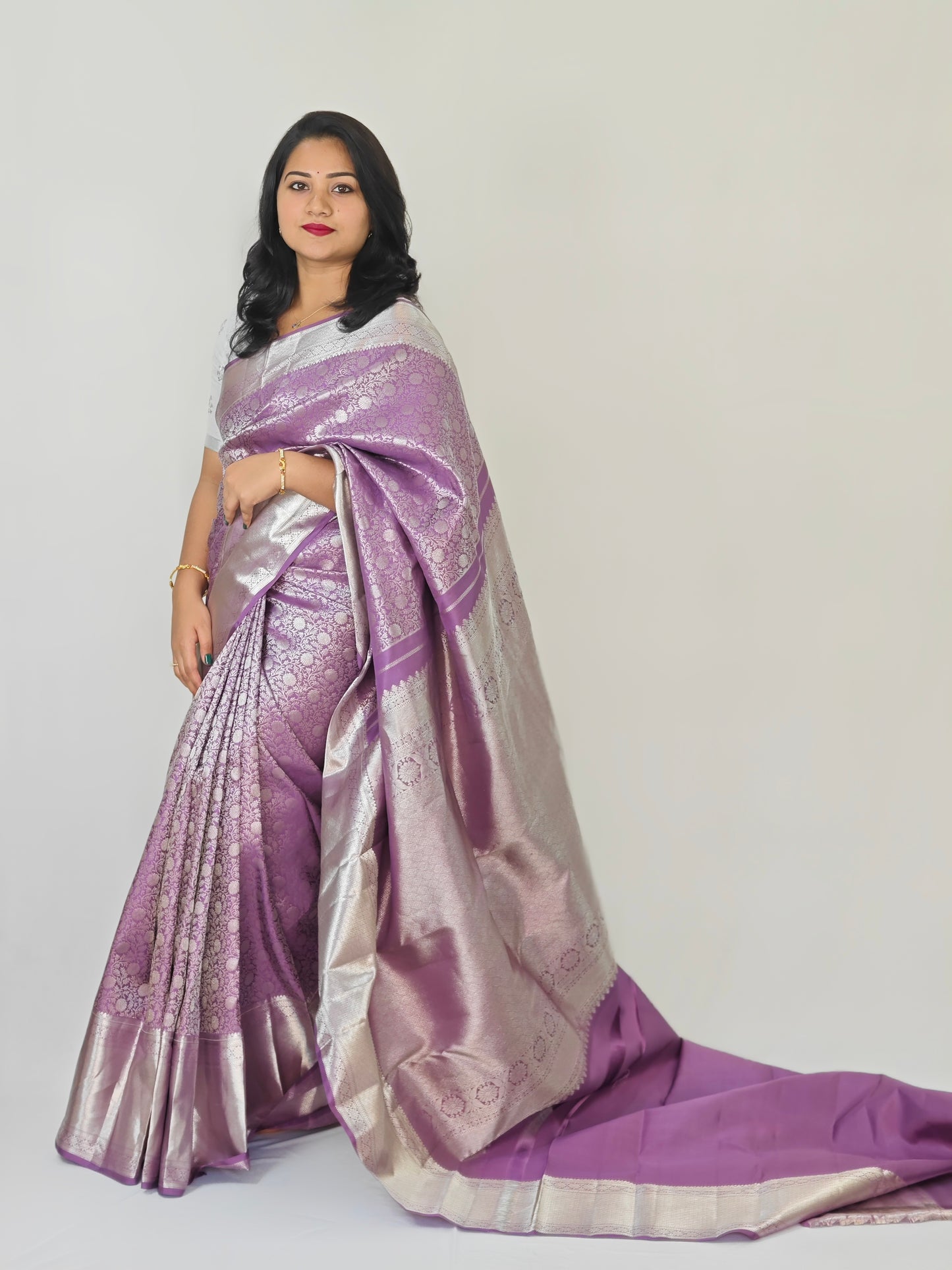 100% Pure Silk Handloom Sarees with Silver Zari - Lightweight Elegance at Direct Weaver Prices