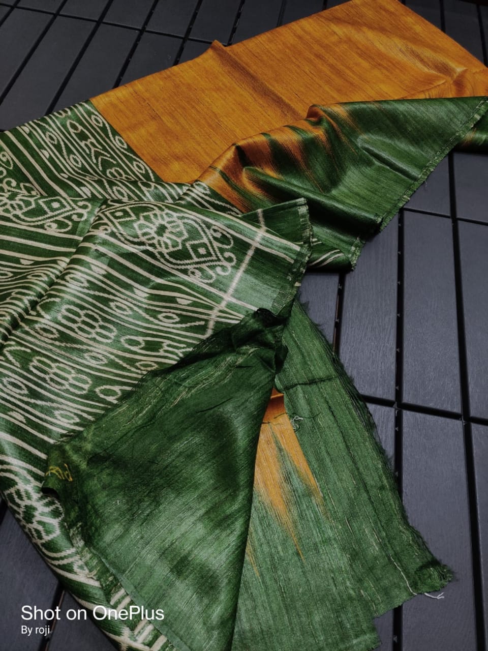Handwoven Desi Tussar Ghicha Silk Saree for Women – Pure Silk with Blouse, Silk Mark Certified