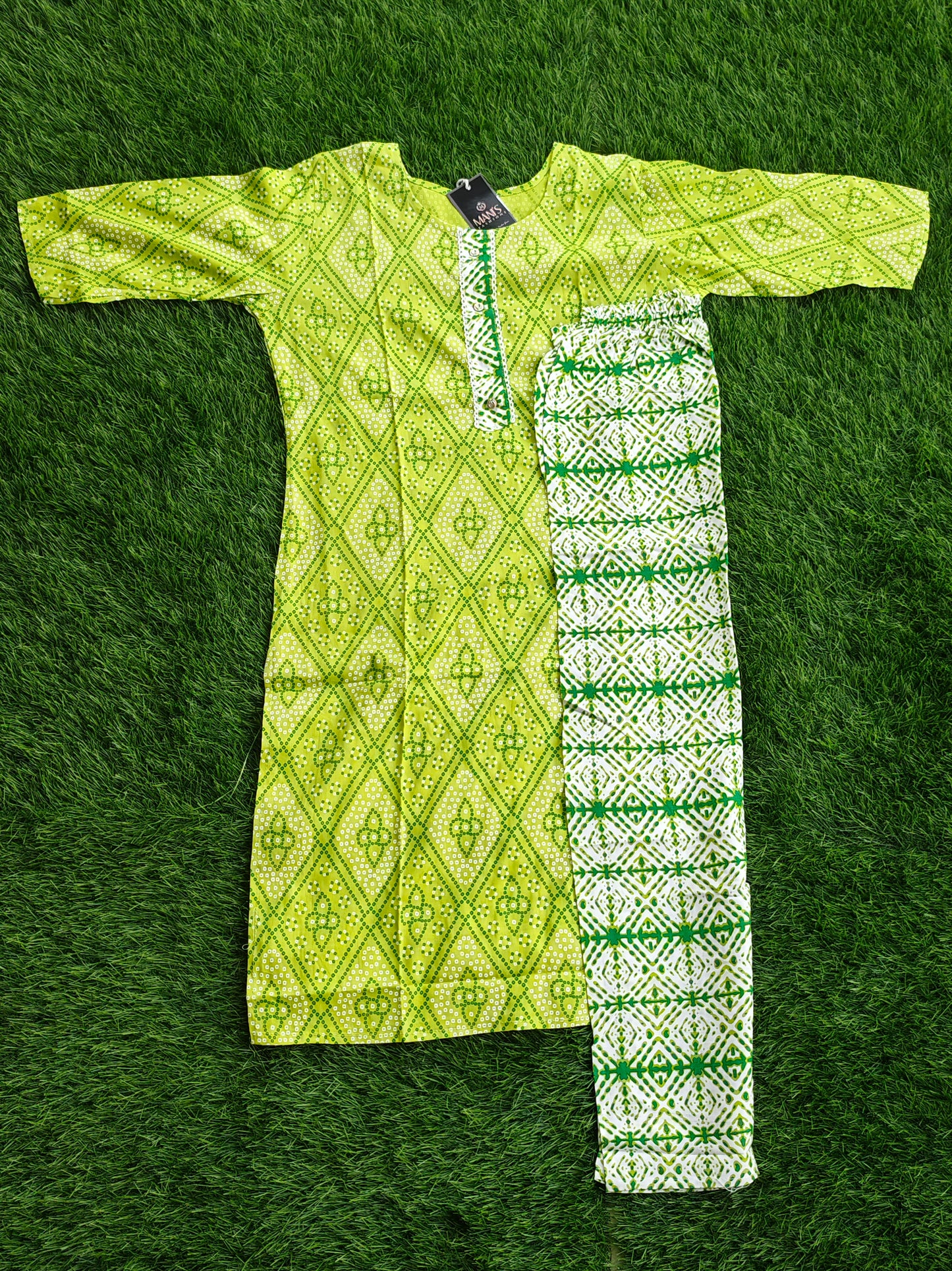 Summer Cotton Kurti Pant Set for Women with Vibrant Prints and Relaxed Fit