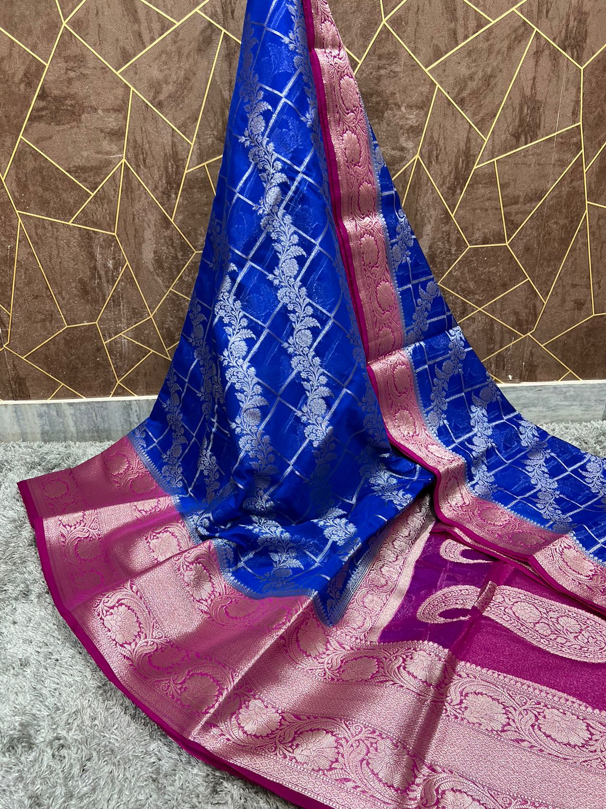 Banarasi Semi Georgette Silk Sarees
