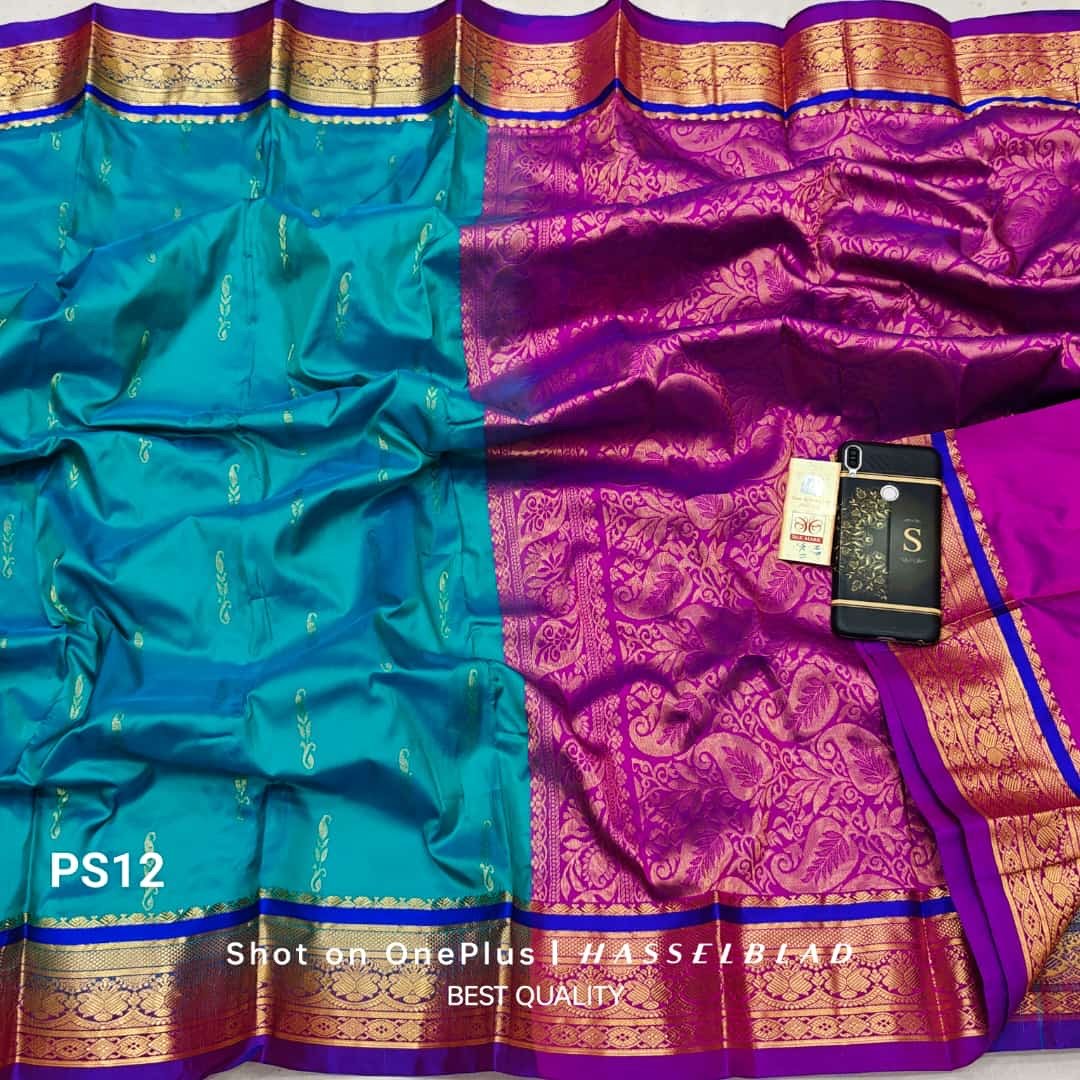 Pure Kanchipuram Silk Sarees - Mani's Fashions