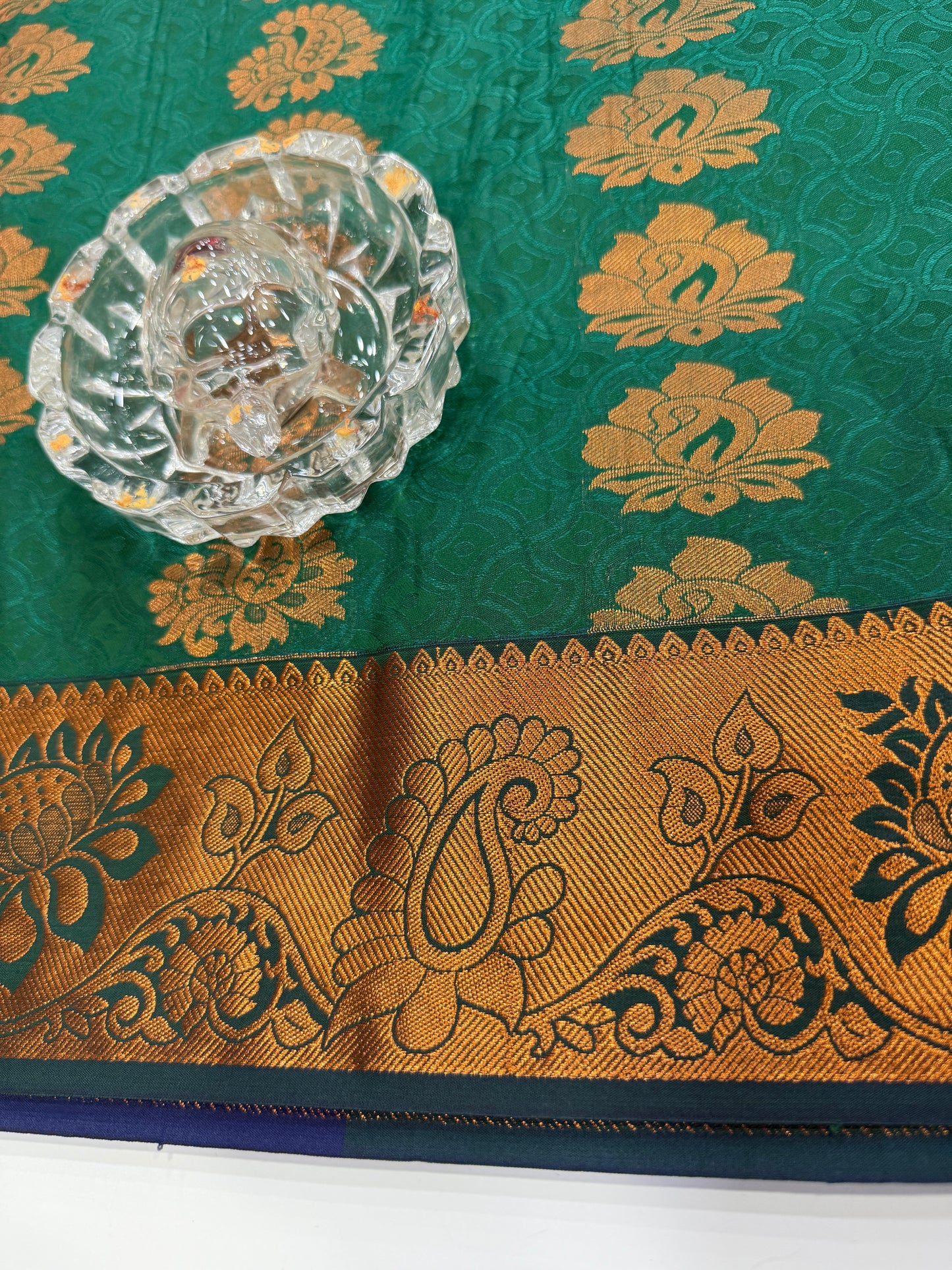 Soft Silk Saree with Cutwork and Stone Embellishments for Women