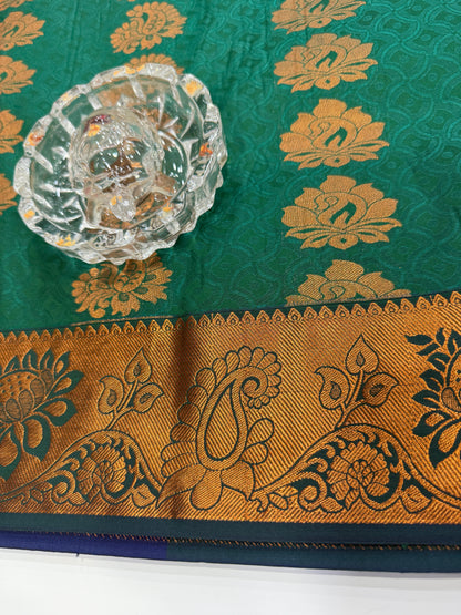 Soft Silk Saree with Cutwork and Stone Embellishments for Women