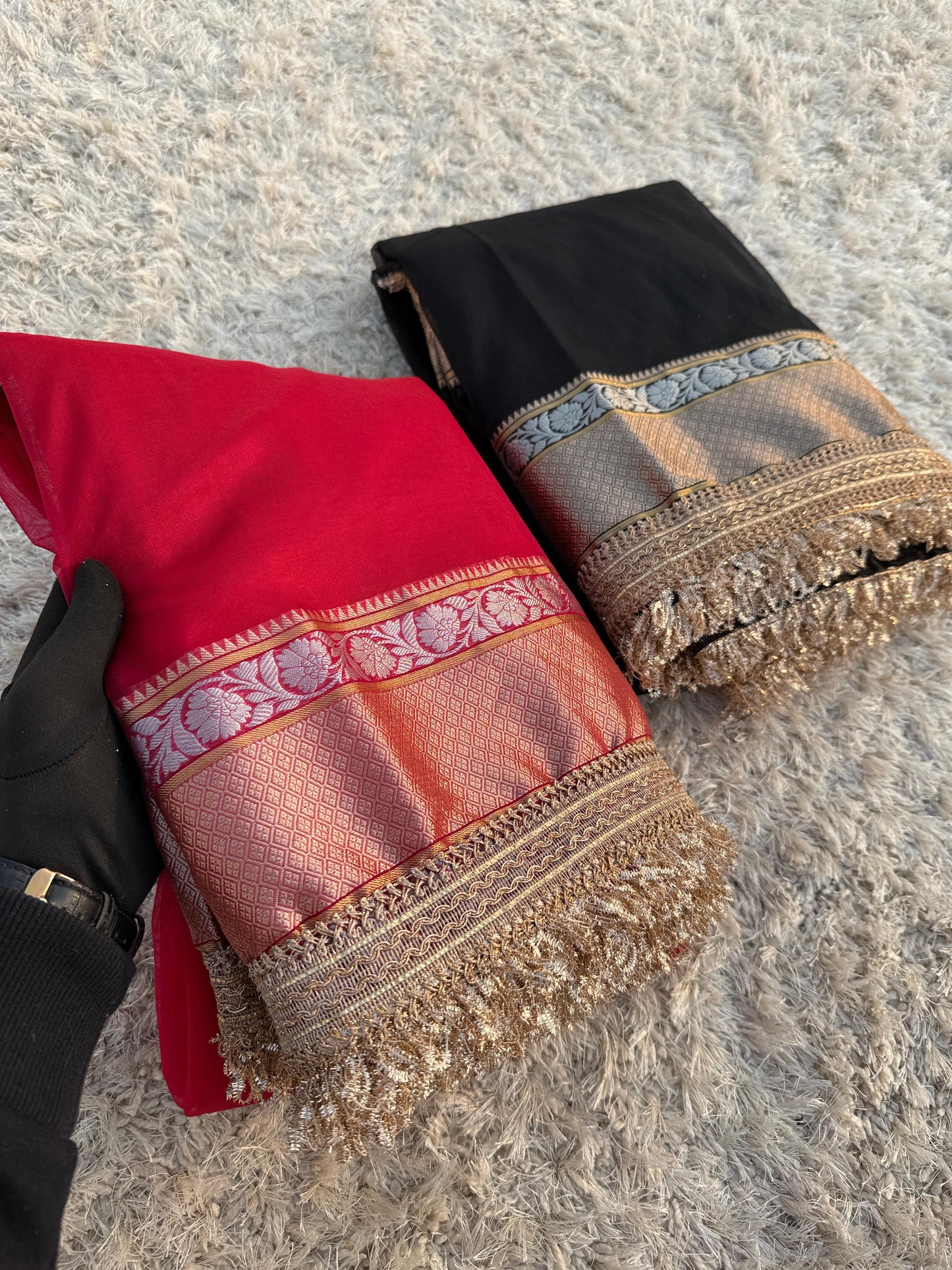 Trending Collection: Banarasi Kora Organza Soft Silk Saree - No COD for this Product