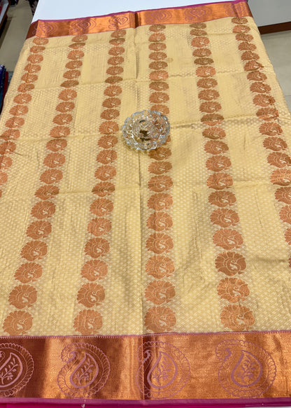 Soft Silk Saree with Cutwork and Stone Embellishments for Women