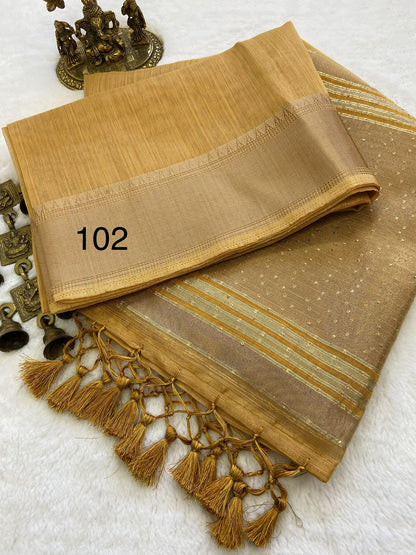Gleaming Elegance Soft Banarasi Tissue Silk