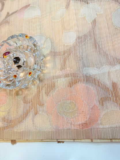 Jamdhani Cotton Saree with Zari Weave and Tassel Pallu – Pastel Festive Wear