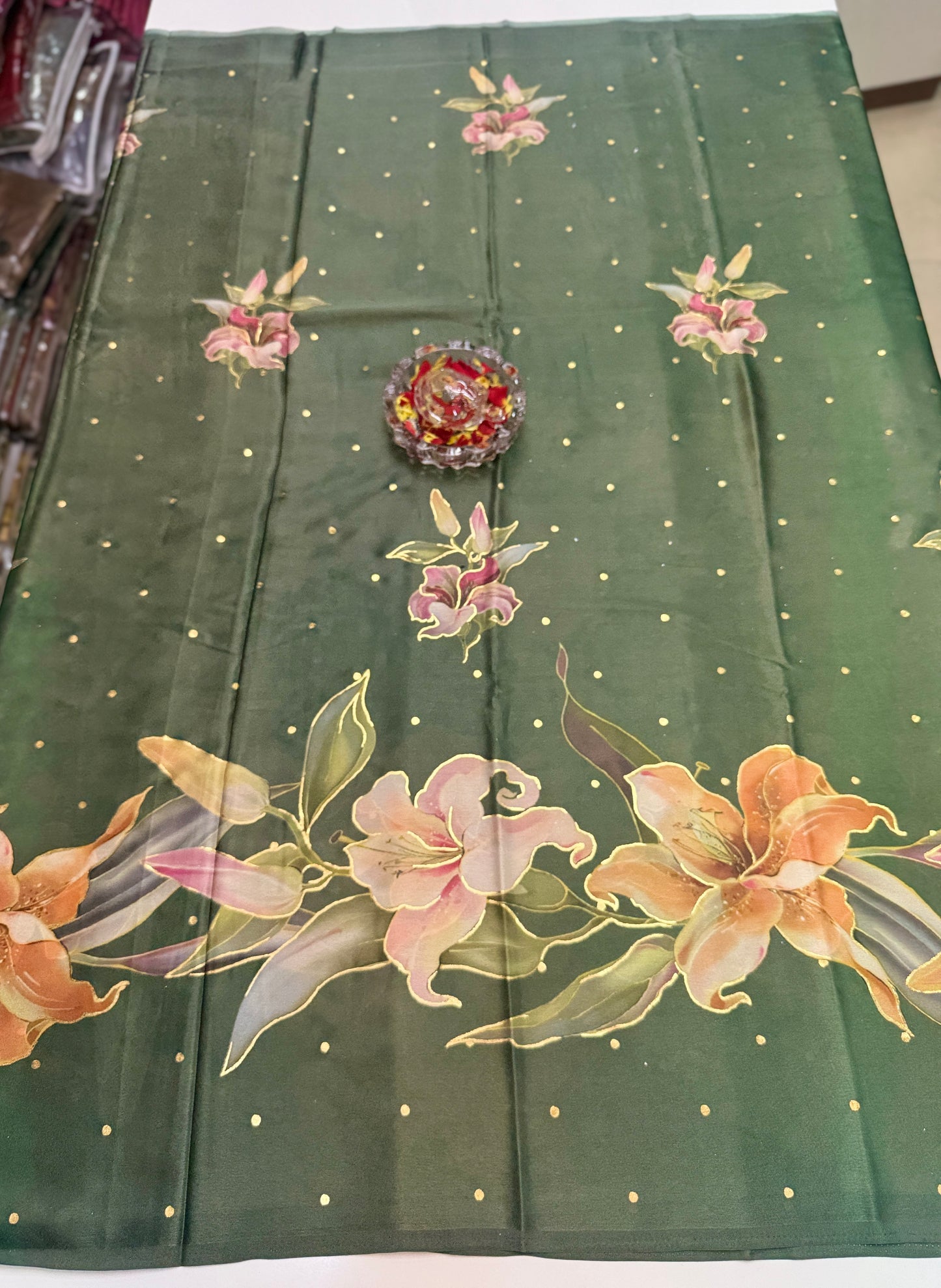 Printed Silk Saree with Matching Blouse – Lightweight Festive Saree for Women
