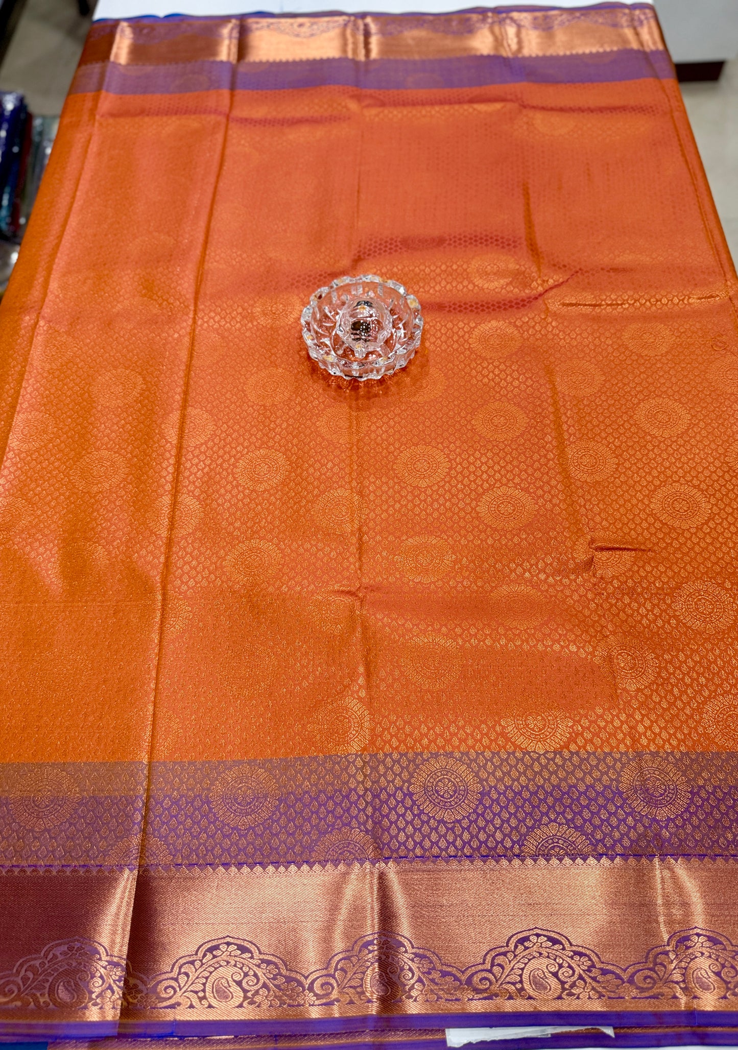 Soft Silk Saree with Traditional Zari Border and All-Over Weaving Design for Women