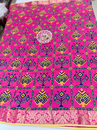 Premium Silk Saree with Zari Weaving – Women’s Wedding and Festive Saree - Blouse not included