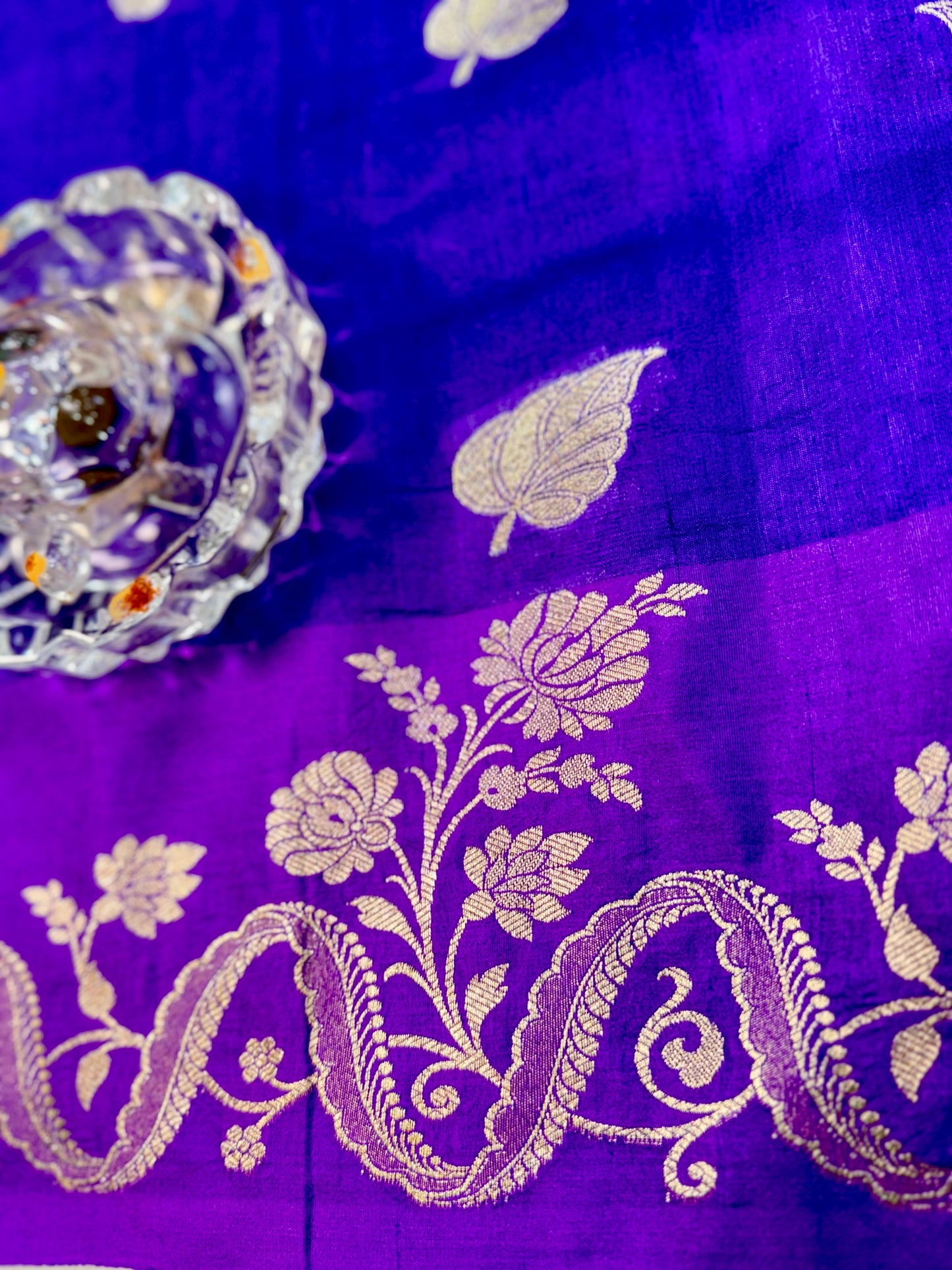 Pure Handloom Banarasi Raw Mango Silk Saree with Kaduwa Resham Zari and Silk Mark Certified Blouse