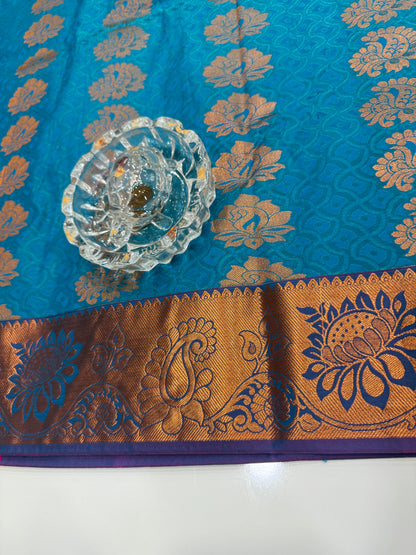 Soft Silk Saree with Cutwork and Stone Embellishments for Women
