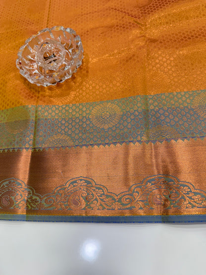 Soft Silk Saree with Traditional Zari Border and All-Over Weaving Design for Women