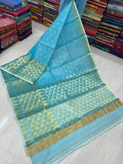 Mani’s Exclusive Durga Puja Saree Collection MUSLIN JAMDHANI