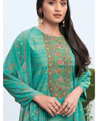 Opulent Elegance Ensemble Unstitched Dress Material