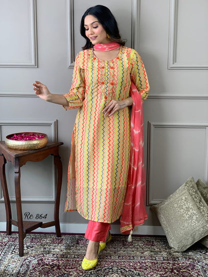 Kurtis Exclusive Silk Suit – Only 2055