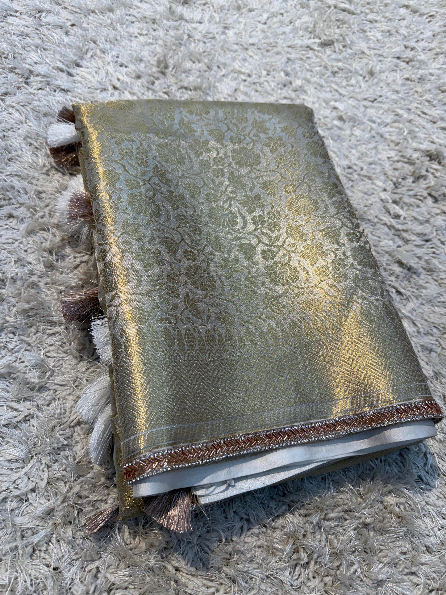 Banarasi Kanjivaram Tissue Silk Saree - NO COD for this product