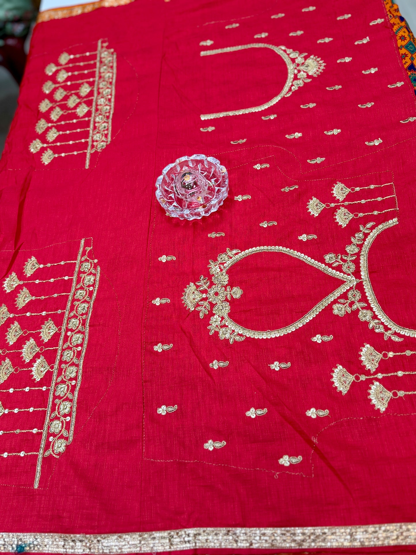 Premium Silk Saree with Zari Weaving and Heavy Work Blouse – Women’s Wedding and Festive Saree
