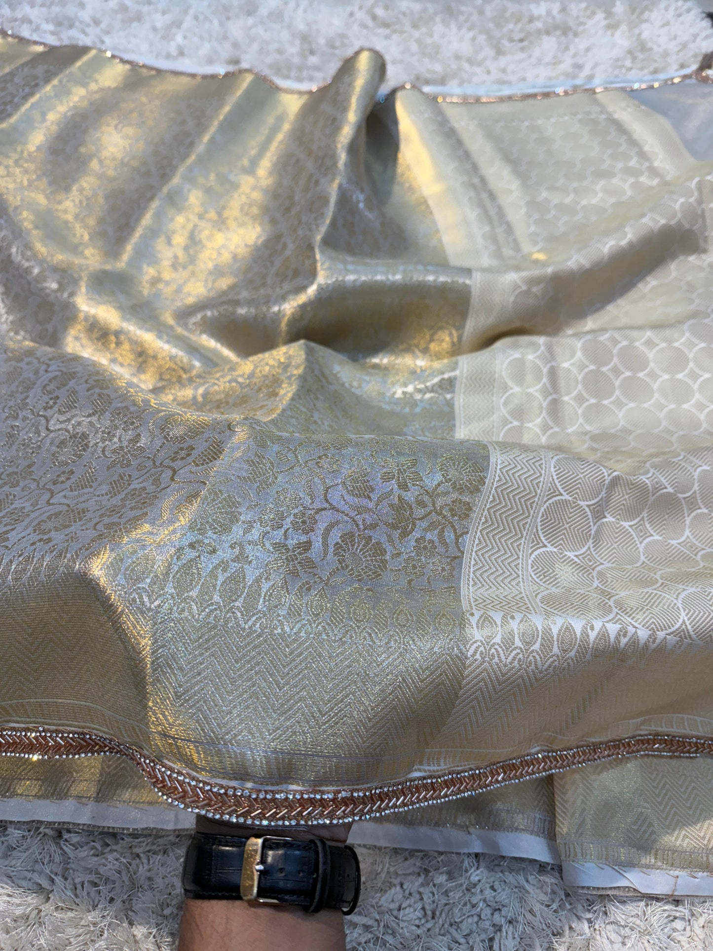 Banarasi Kanjivaram Tissue Silk Saree - NO COD for this product