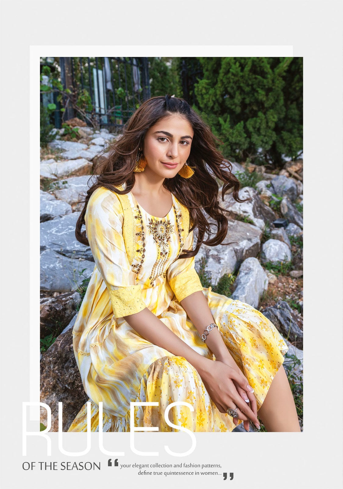 Pure Muslin Tie-Dye Handwork Frock Dress – Women’s Designer Summer Wear (XL, XXL)
