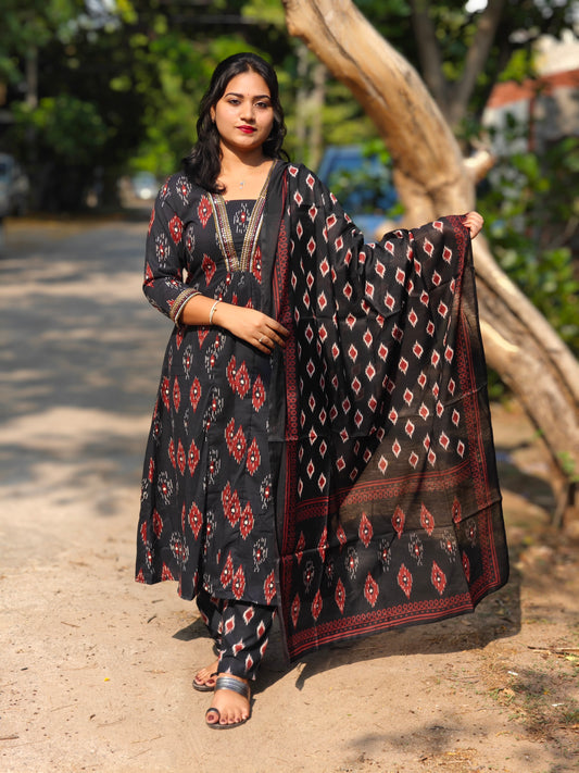 Summer Chic: Kaju Katri Viscose Rayon Suit Sets Now at Mani's Fashions