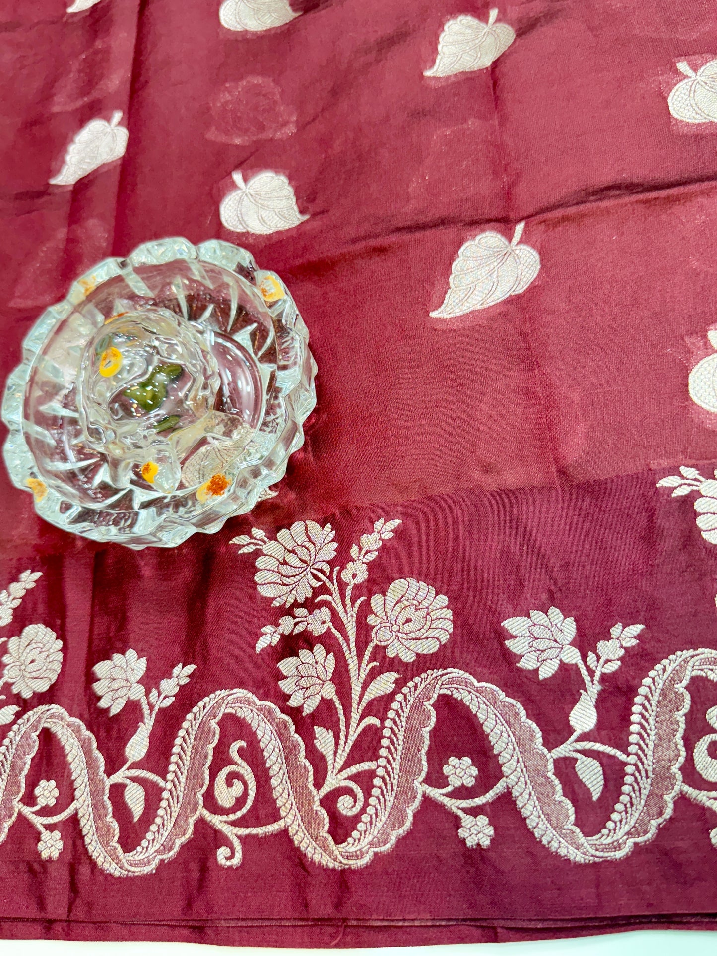 Pure Handloom Banarasi Raw Mango Silk Saree with Kaduwa Resham Zari and Silk Mark Certified Blouse