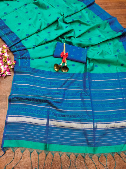 Regal Elegance Kaadi Raw Silk