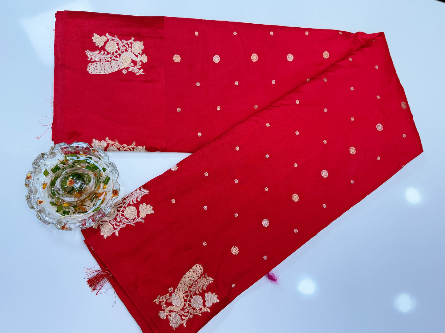 Mashru silk saree with satin border and zari woven design for women