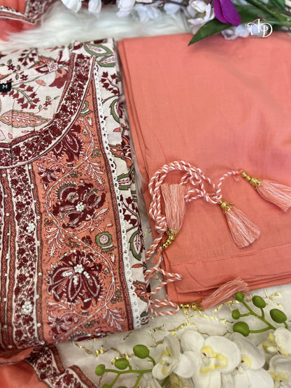 Regal Flair: Voluminous Anarkali Suit Set for Majestic Elegance