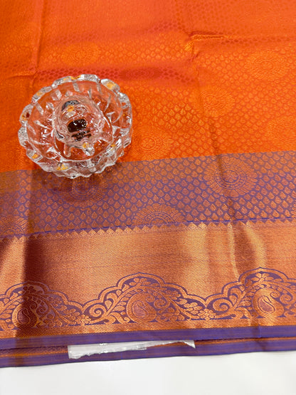 Soft Silk Saree with Traditional Zari Border and All-Over Weaving Design for Women