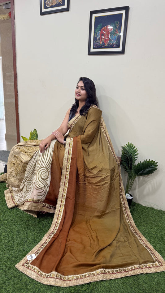 mahotsav norita hits fancy fabric saree with blouse – festive ethnic wear for women