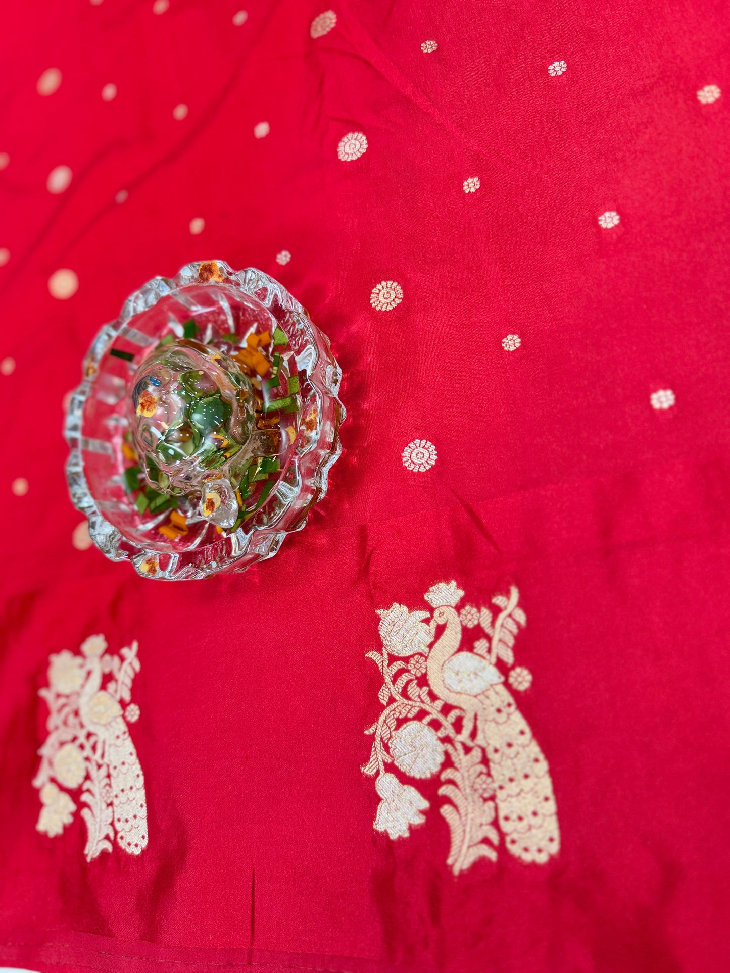 Mashru silk saree with satin border and zari woven design for women